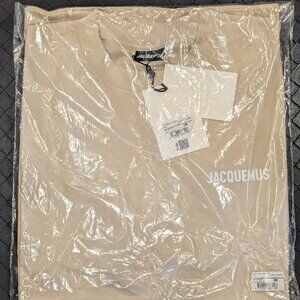 Jacquemus Le Tshirt Light Beige Size Medium Brand New